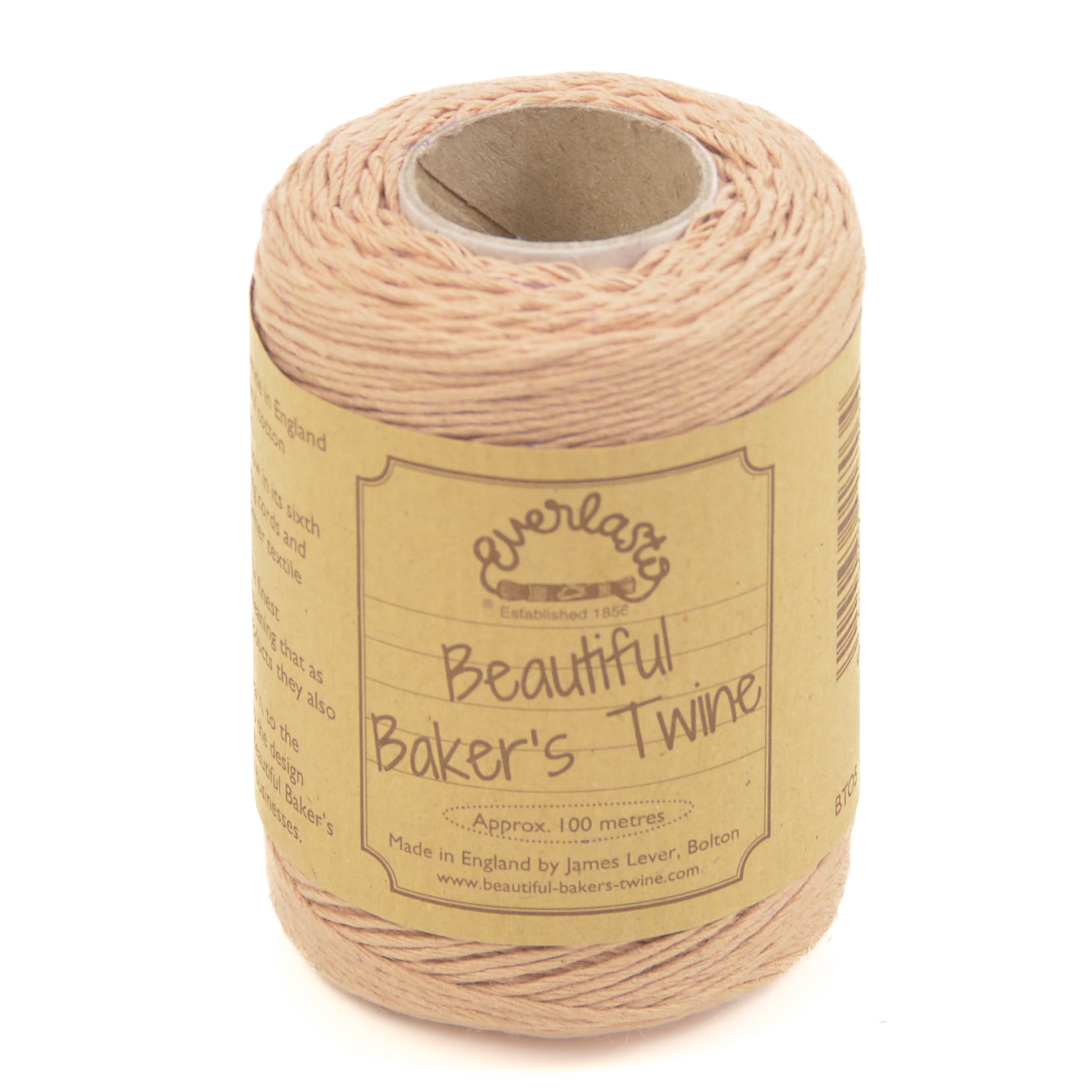 Bakers Twine Spago In Cotone 100% Per Confezioni Regalo E Fai Da Te – 4 Rotoli Da 10 M Ciascuno (40 M Totali), 2 Strati, Biodegradabile