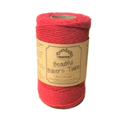 100m Solid Bakers Twine Beefeater Red