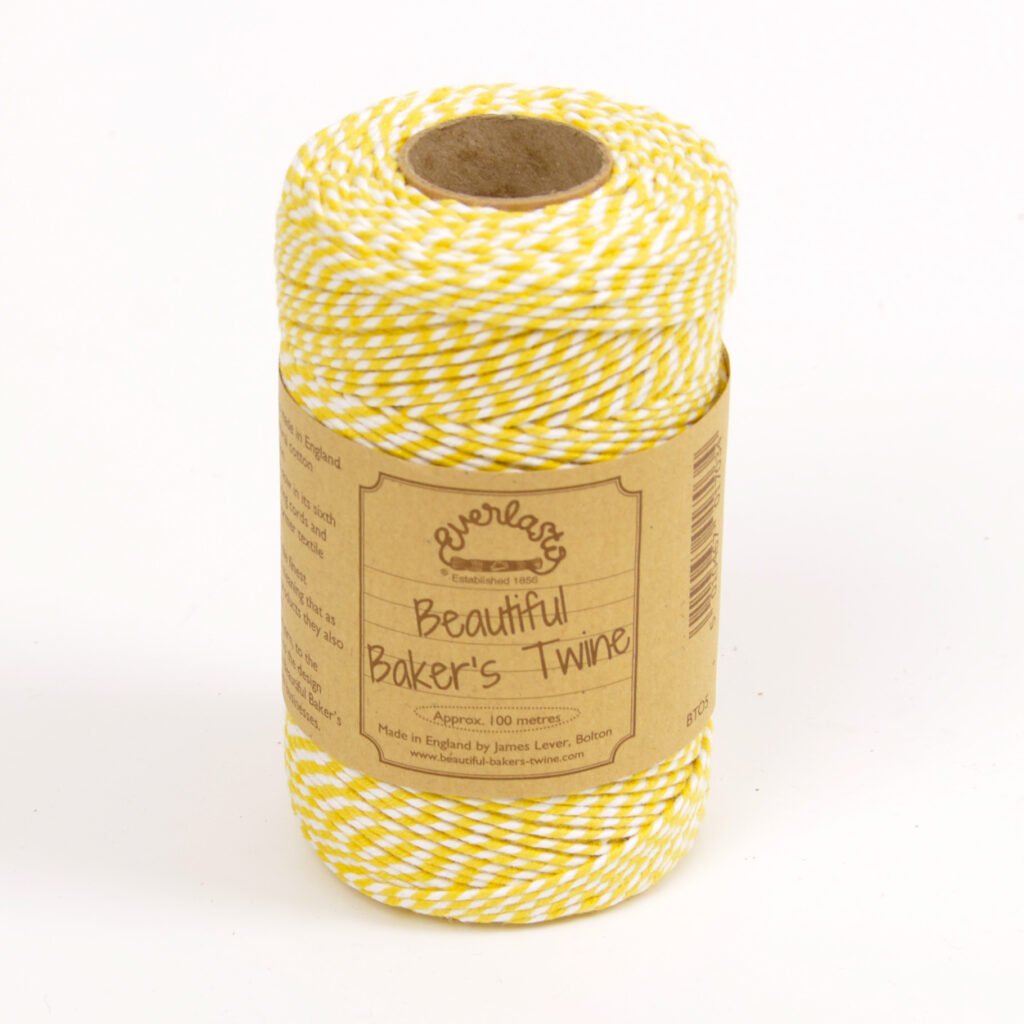 100m Bakers Twine Daffodil Yellow
