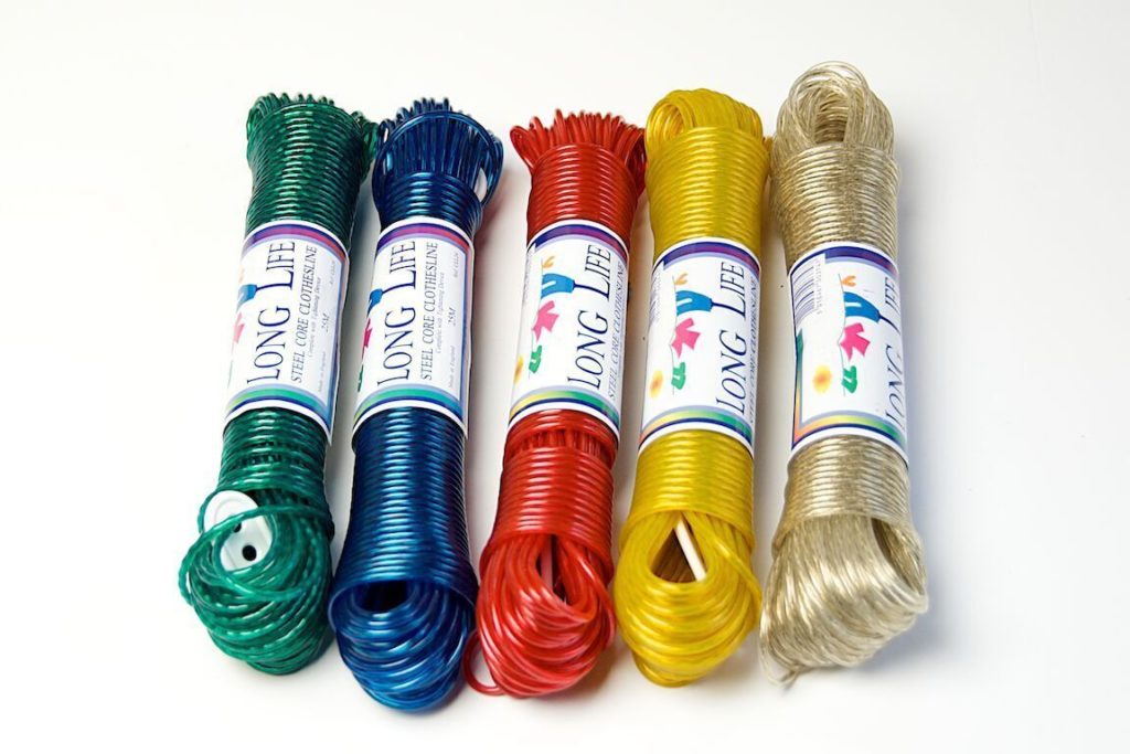 Details about   Strong Nylon 6mm Braided Cord Poly Rope 33Ft  Washing Clothes Line Pulley Simple 