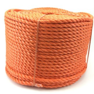 Orange Everlasto Polypropylene Rope 24mm X 10m