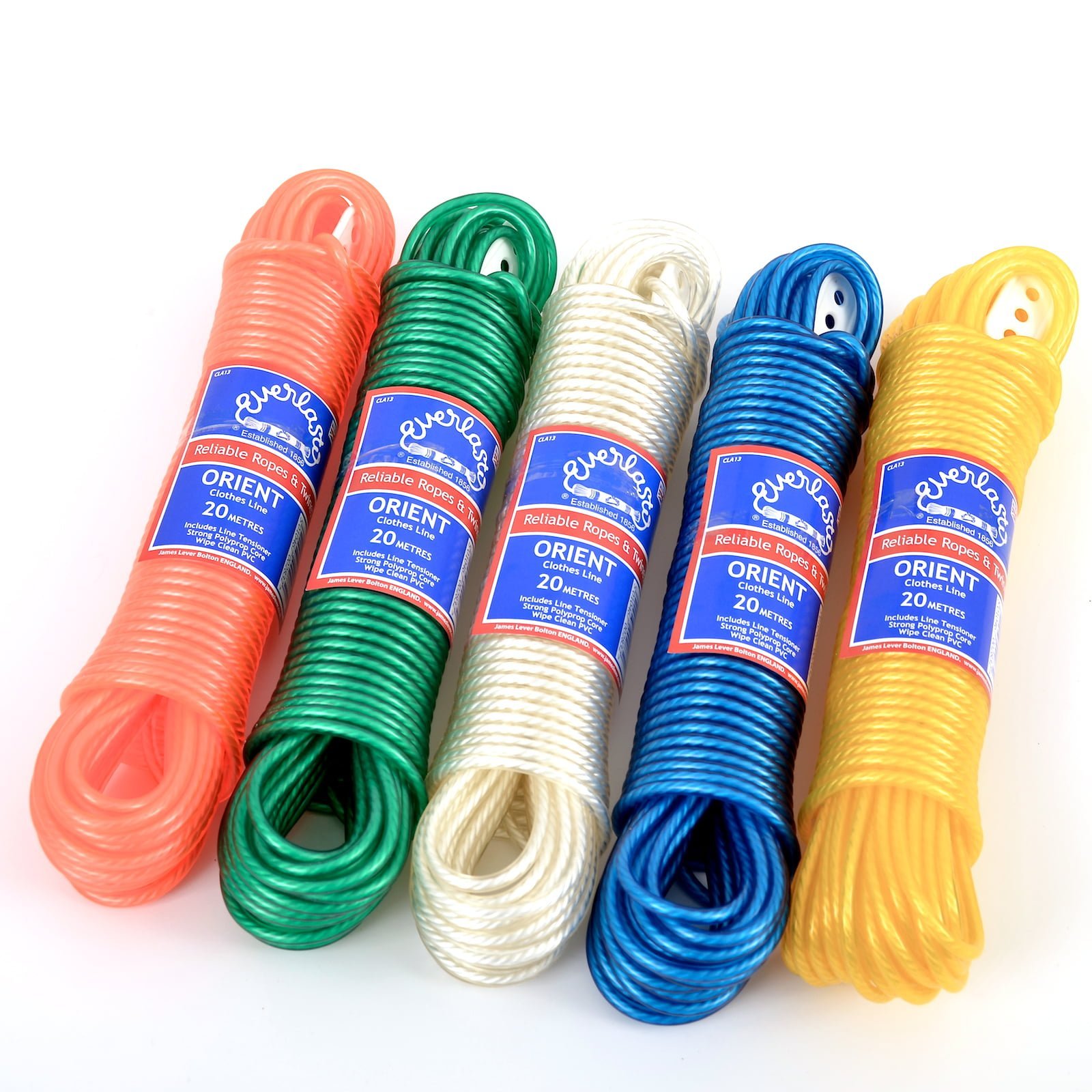 Everlasto Cotton Clothes/Pulley Line 15m Washing Line Rope