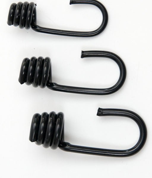Bungee Shock Cord Hook  2 x 10mm Plastic-coated Hook end elastic rope