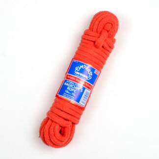 Strawberry Coloured Cotton Magicians Rope 10mm Diameter