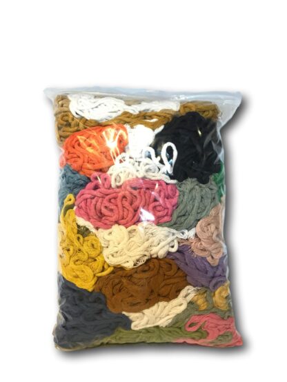 Assorted Coloured Cotton Macrame Cord/Twine Pack
