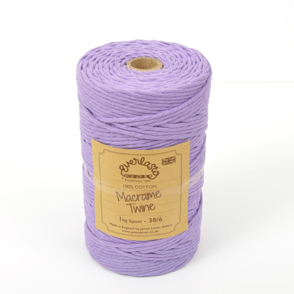 38/6 (4mm) Scottish Thistle Macrame Twine 0.5Kg/1Kg Spool - 0.5kg