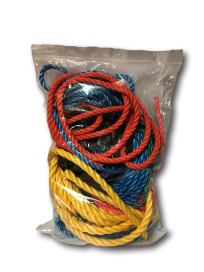 Assorted Coloured Polypropylene Rope Pack