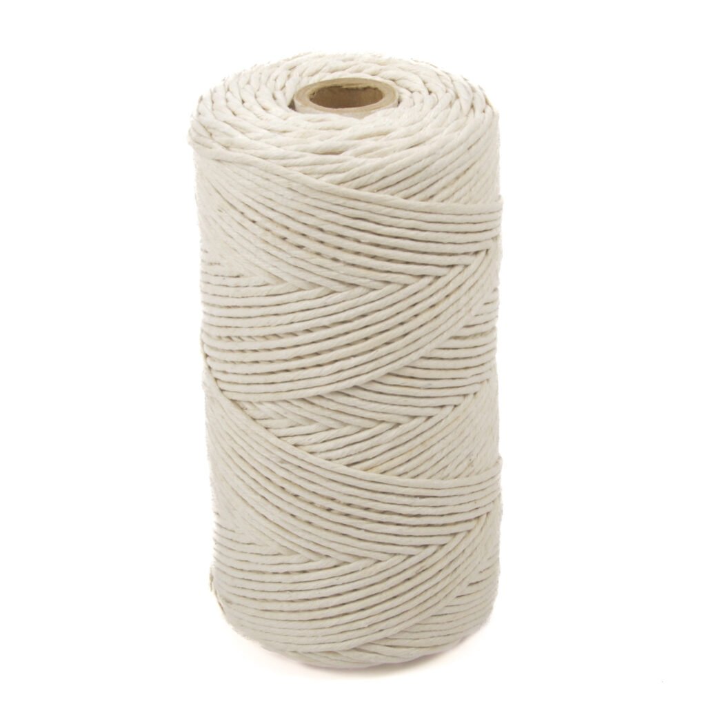 No.2 (3.5mm) Everlasto Polished Cotton Twine 0.5Kg Spool | Rope Source