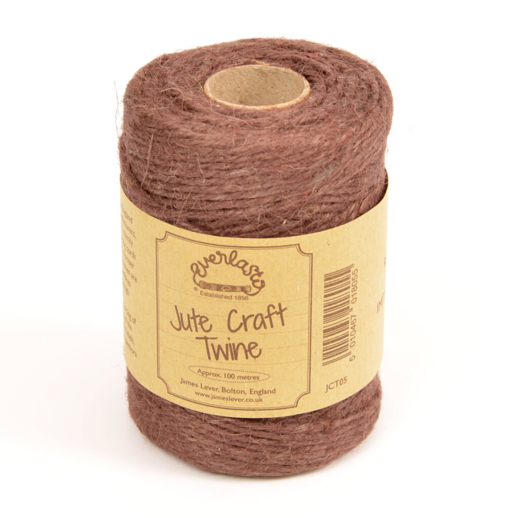 chocolate brown jute craft twine