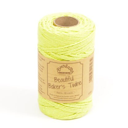 Spring green solid bakers twine