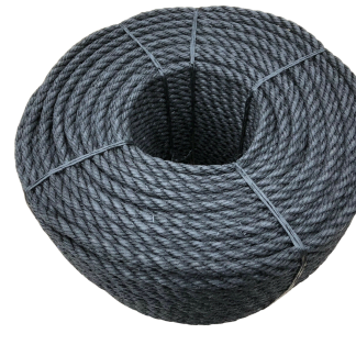 Coil Black Polypropylene Rope, Various Diameters (220M