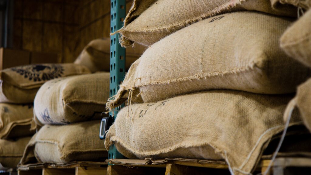 hessian fabric bag