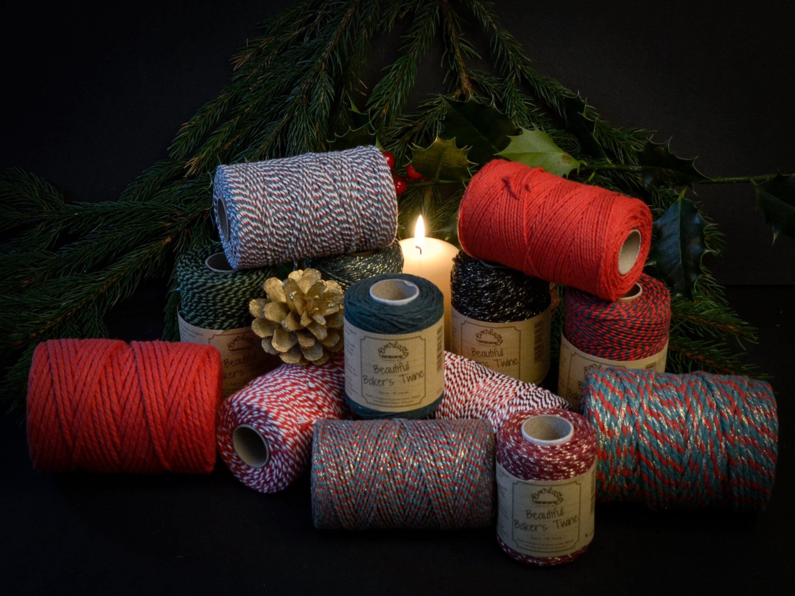 4 Rolls Christmas Twine String For Crafts Cotton String, Natural Jute Twine  String Jute Rope, Green Red And White Twine Craft Twine Rope Wrapping, Gar