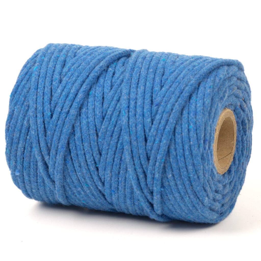 Everlasto No.3 Oxford Blue Cotton Tubular Banding Spool | Rope Source
